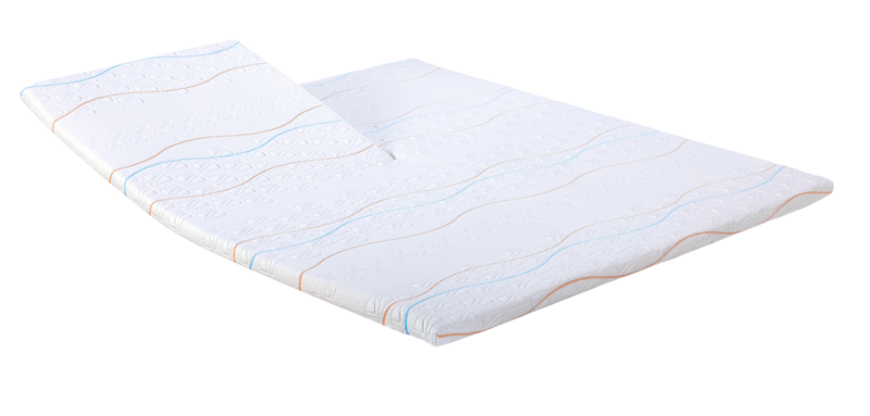 Surmatelas - 160x200 - (AVEC SPLIT) Séparation Topper - Mousse froide -  Surmatelas 